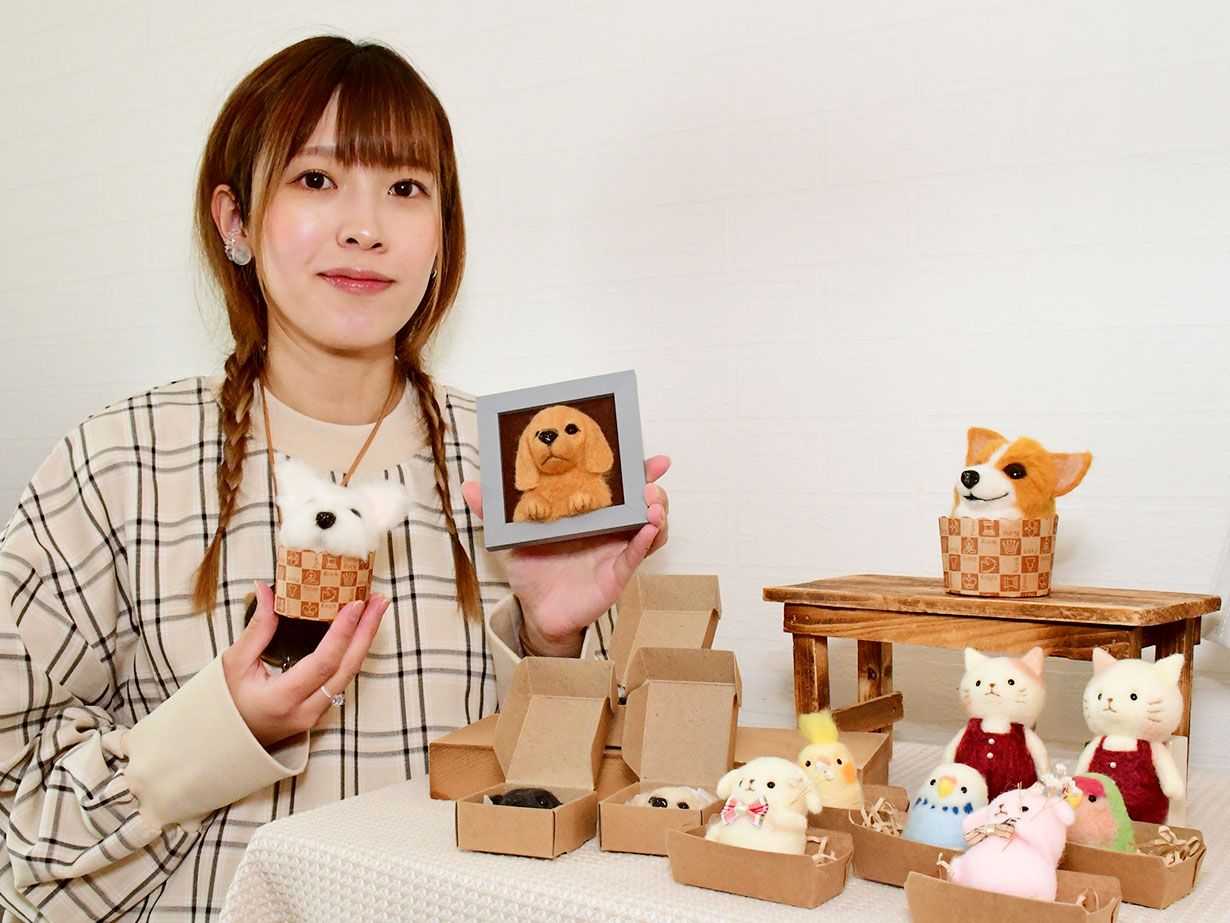 かわいくてちょっとリアル…旭川の作家がつくる動物モチーフの